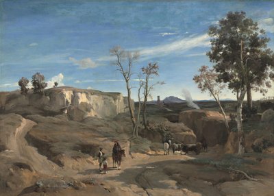 La Cervara, la Campagne Romaine, c.1830-1831 - Jean Baptiste Camille Corot