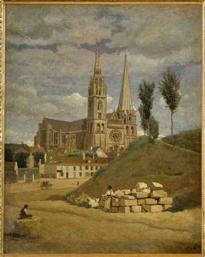 La cathedrale de Chartres … - Jean Baptiste Camille Corot