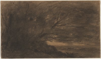 Paysage Le Grand Arbre, vers 1865-1870 - Jean Baptiste Camille Corot