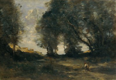 Paysage, vers 1860 (huile sur toile) - Jean Baptiste Camille Corot
