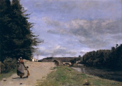 Paysage avec mère et enfants - Jean Baptiste Camille Corot