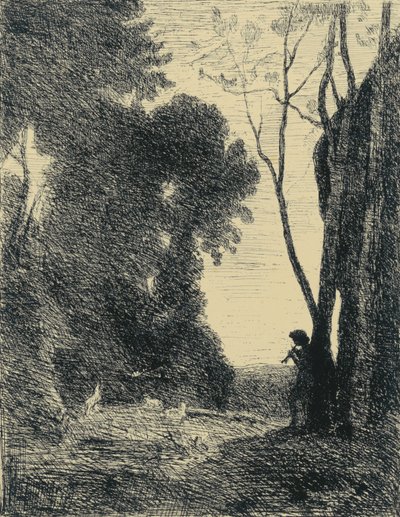 Le Petit Berger, 2em Planche - Jean Baptiste Camille Corot