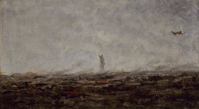 Le Rêve : Paris incendié, septembre 1870 - Jean Baptiste Camille Corot