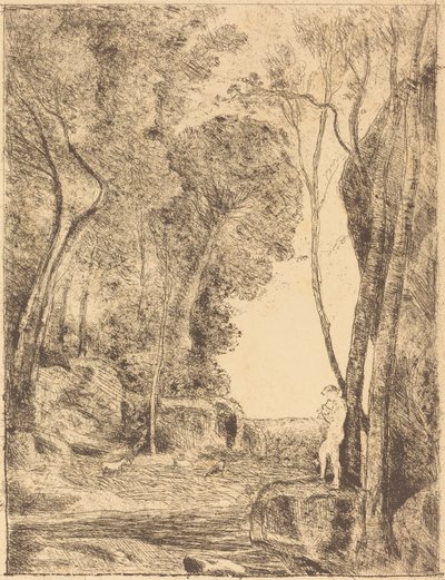 Le Petit Berger - Jean Baptiste Camille Corot