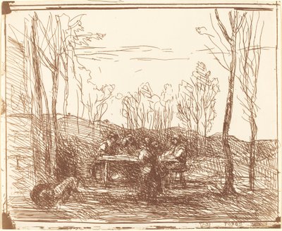 Un déjeuner dans la clairière - Jean Baptiste Camille Corot