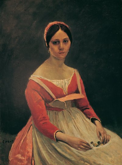 Madame Legois - Jean Baptiste Camille Corot
