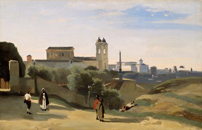 Monte Pincio, Rome - Jean Baptiste Camille Corot