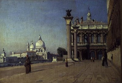 Matin à Venise - Jean Baptiste Camille Corot