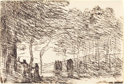 Orphée entraînant Eurydice, 1860 - Jean Baptiste Camille Corot