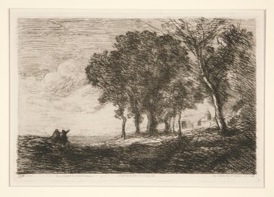 Paysage d - Jean Baptiste Camille Corot