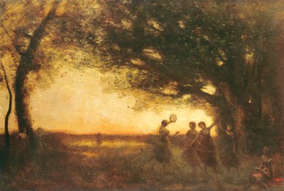Plaisirs du Soir, 1875 - Jean Baptiste Camille Corot