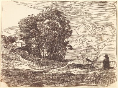 La demeure du poète - Jean Baptiste Camille Corot