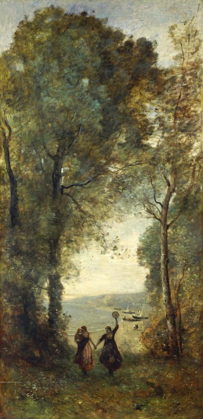 Réminiscence de la plage de Naples, 1871-1872 - Jean Baptiste Camille Corot