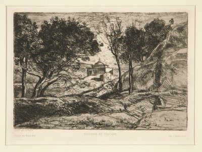 Souvenir de Toscane - Jean Baptiste Camille Corot