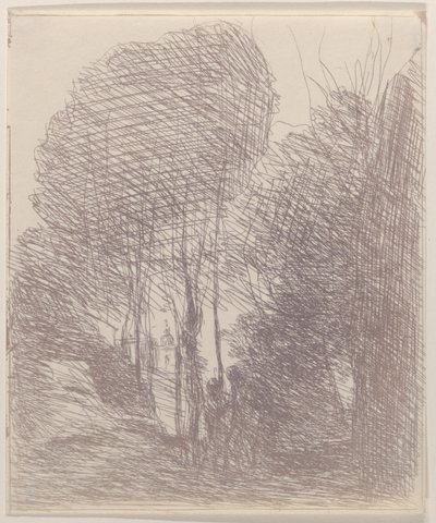 Souvenir de la Villa Pamphili, 1871 - Jean Baptiste Camille Corot