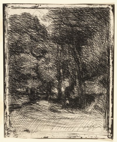 Souvenir de Bas-Bréau - Jean Baptiste Camille Corot