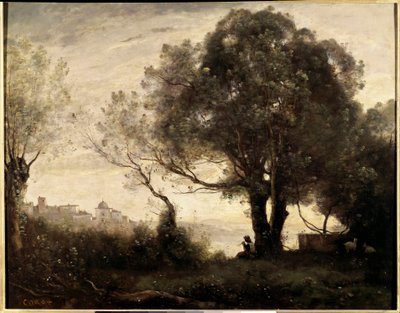 Souvenir de Castelgandolfo en Italie - Jean Baptiste Camille Corot