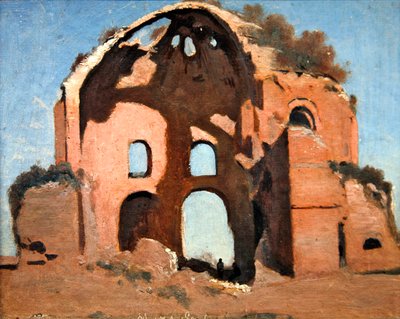 Temple de Minerve Médica, Rome - Jean Baptiste Camille Corot