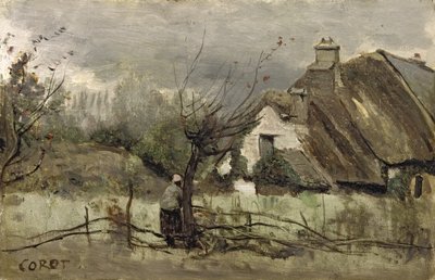 Chaumière en Picardie - Jean Baptiste Camille Corot