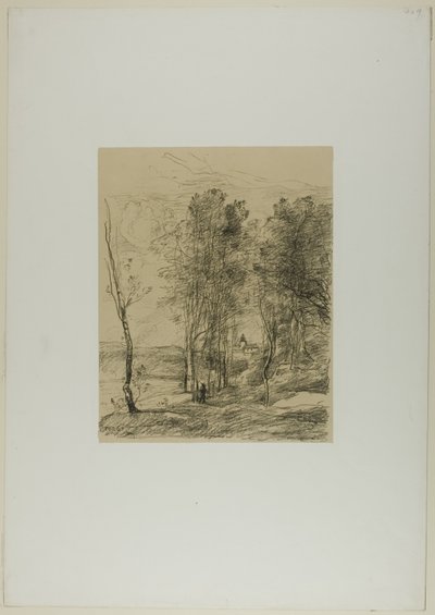 Le clocher de Saint-Nicolas-lez-Arras - Jean Baptiste Camille Corot