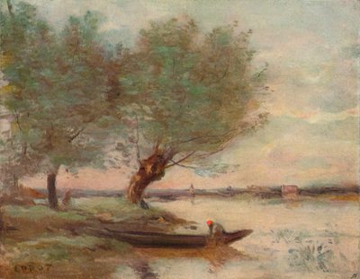 Le Batelier - Jean Baptiste Camille Corot