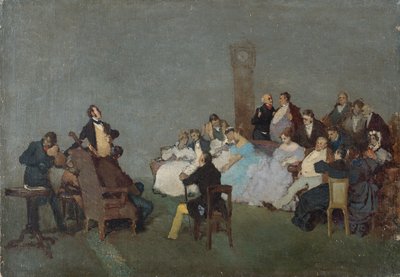 Le concert, vers 1830-40 (huile sur toile) - Jean Baptiste Camille Corot