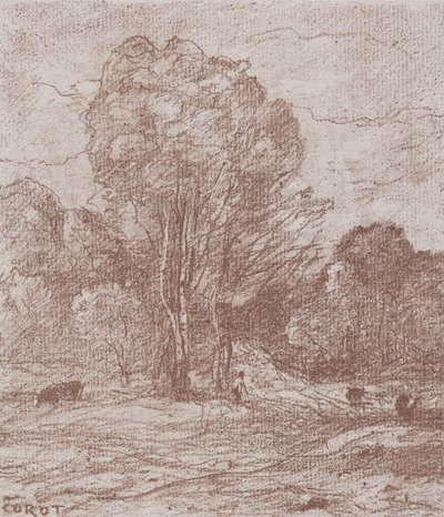 Le Dormoir des vaches, 1871 - Jean Baptiste Camille Corot