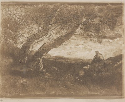 Le Songeur - Jean Baptiste Camille Corot