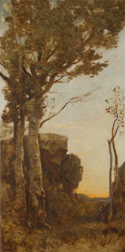 Les quatre moments de la journée (matin) - Jean Baptiste Camille Corot