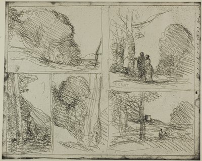 Le Jardin de Périclès - Jean Baptiste Camille Corot