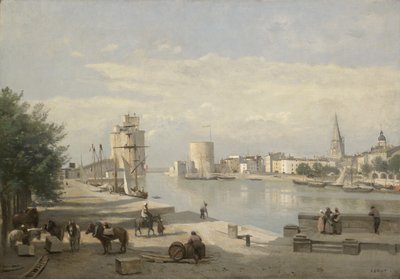 Le port de La Rochelle - Jean Baptiste Camille Corot