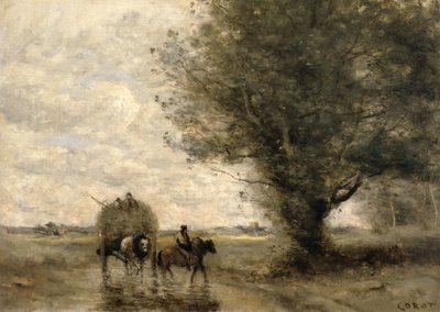 La Charrette de foin, c. 1860 - Jean Baptiste Camille Corot
