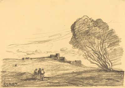 Le Fort détaché - Jean Baptiste Camille Corot