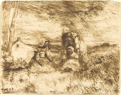 La Petite Sœur, 1854 - Jean Baptiste Camille Corot