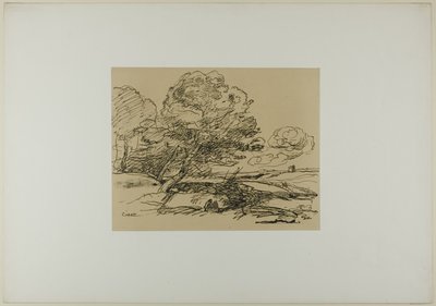 La Tour Solitaire - Jean Baptiste Camille Corot