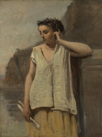 La Muse : Histoire, vers 1865 - Jean Baptiste Camille Corot
