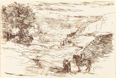Les Paladins - Jean Baptiste Camille Corot