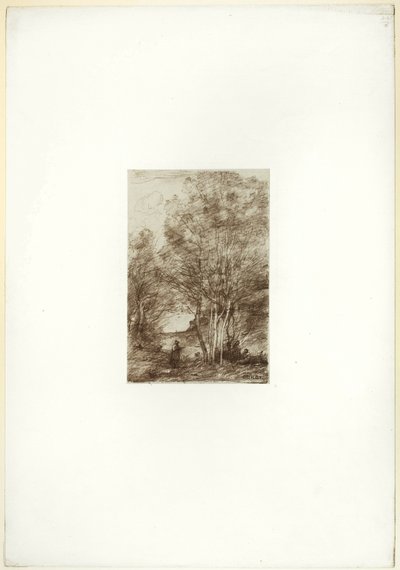 La retraite des philosophes - Jean Baptiste Camille Corot