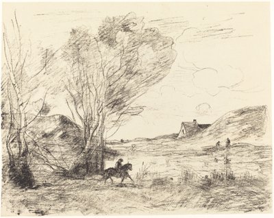 Le Cavalier dans les roseaux - Jean Baptiste Camille Corot