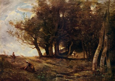 Les ramasseurs de bois, vers 1843 - Jean Baptiste Camille Corot