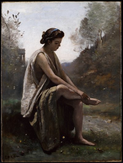Eurydice blessée, c.1868-70 - Jean Baptiste Camille Corot