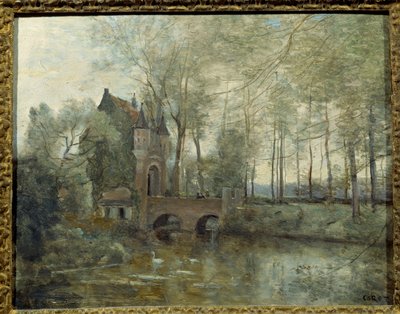 Le château de Wagnouville - Jean Baptiste Camille Corot