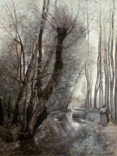 Le ruisseau - Jean Baptiste Camille Corot