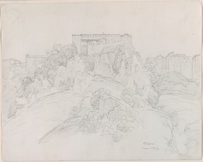 Vue de Narni - Jean Baptiste Camille Corot