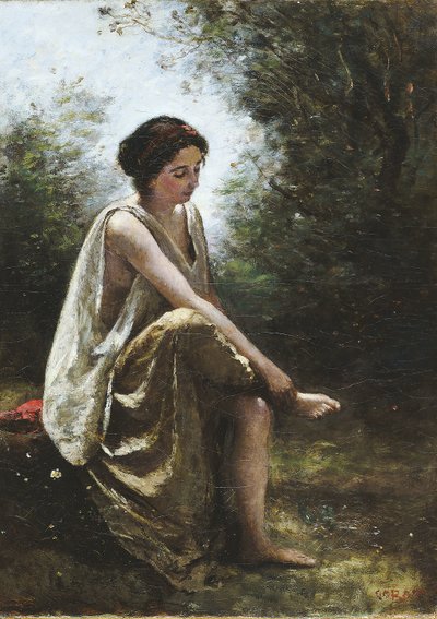 Eurydice blessée, 1868-70 - Jean Baptiste Camille Corot