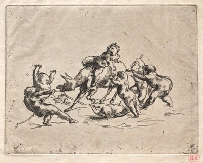 Bacchanale avec enfants et âne - Jean Baptiste Carpeaux