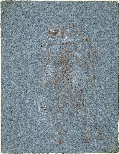 Deux figures debout, s