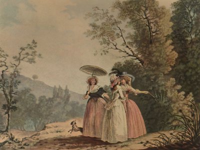 La Grâces Parisiennes au Bois de Vincennes, 1790, 1913 - Jean Baptiste Chapuy