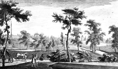 Vue depuis le temple grec jusqu