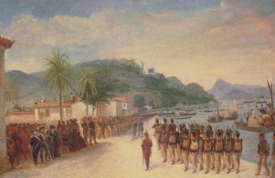 Embarquement à Praia Grande - Jean Baptiste Debret